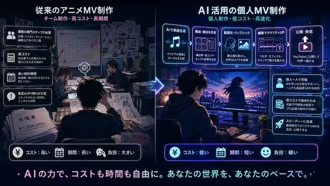 AIアニメMV